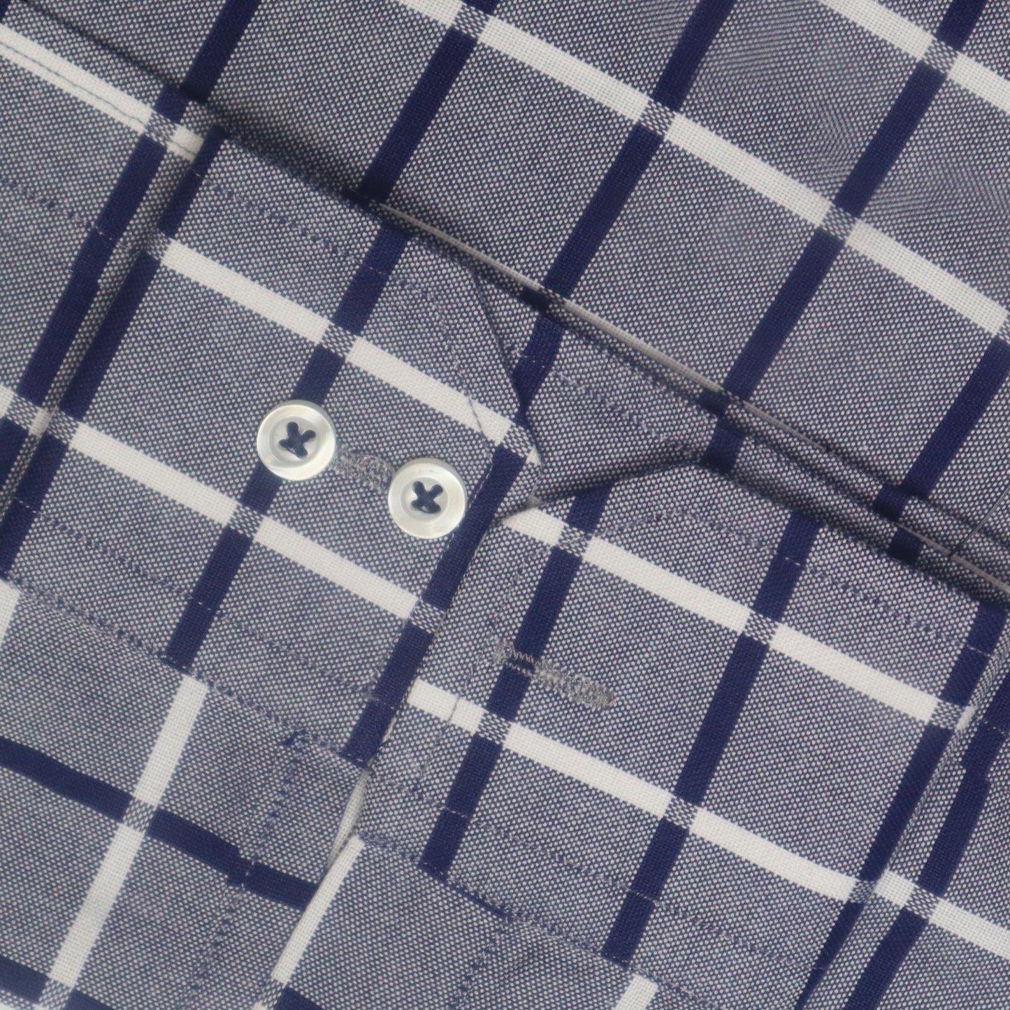 grey check classic shirt