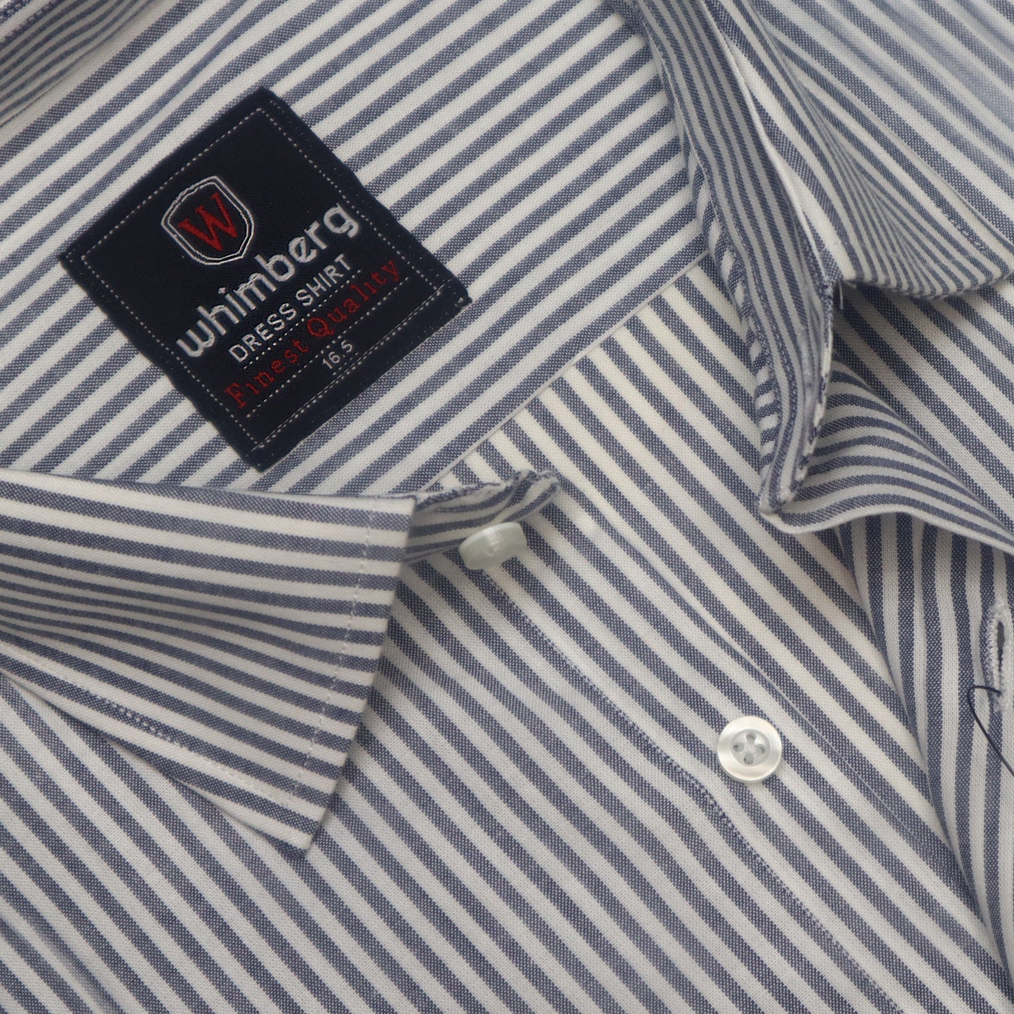 mid grey stripe classic shirt