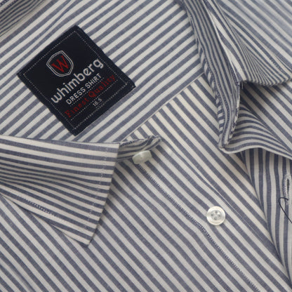Mid Grey Stripe Classic Shirt