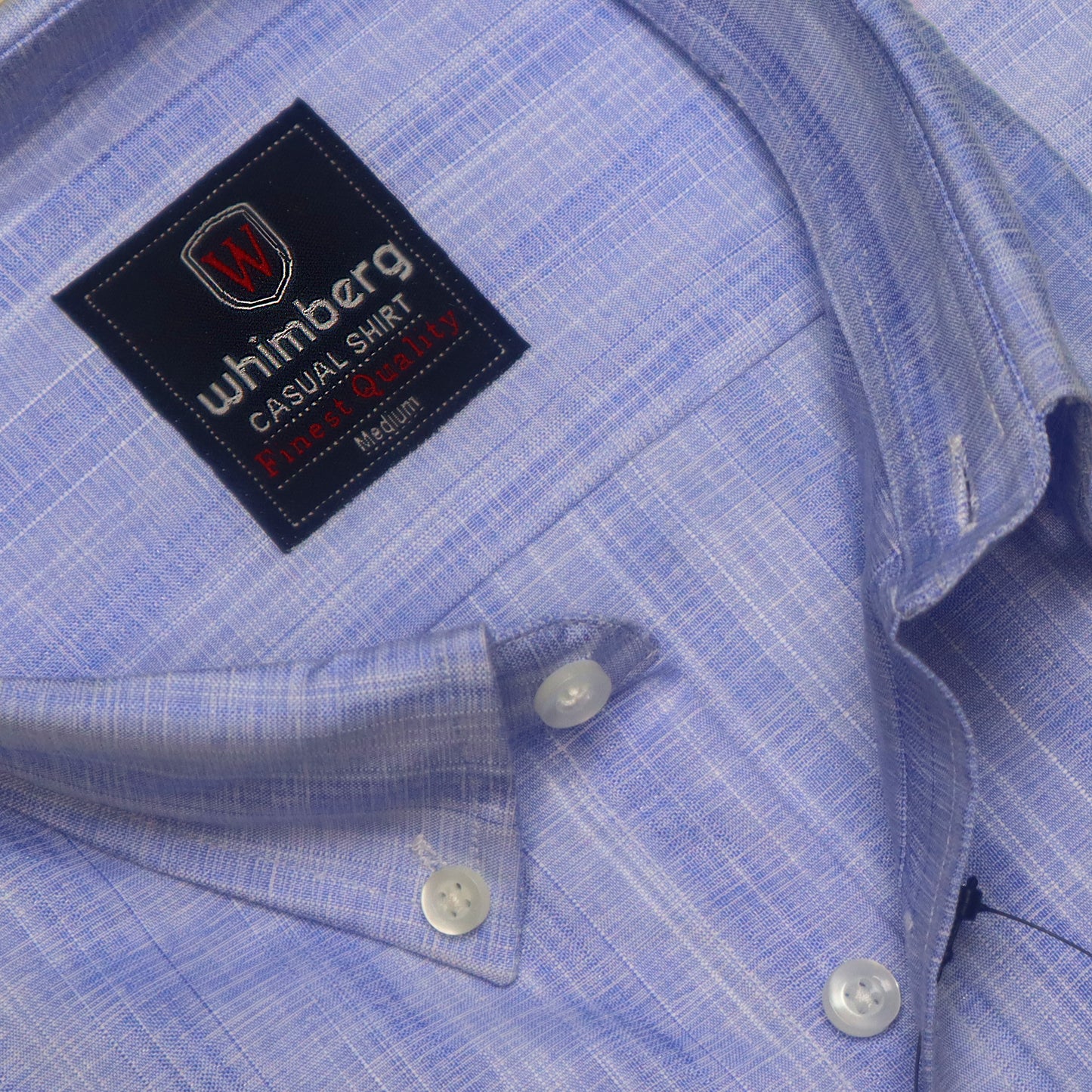 wild blue check classic shirt