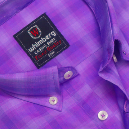 Purple Check Classic Shirt