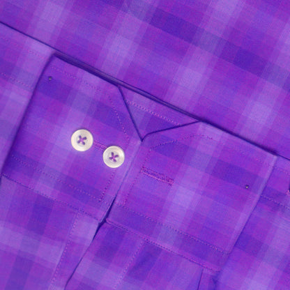 Purple Check Classic Shirt