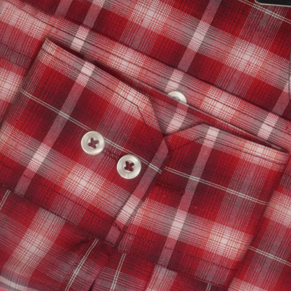 Redish Check Classic Shirt