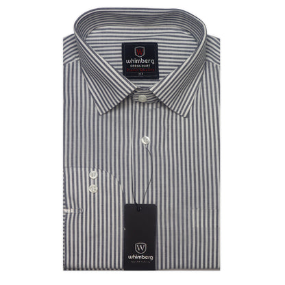 Mid Grey Stripe Classic Shirt